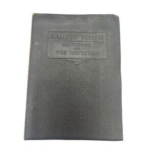 Vintage Analytic System Handbook on Fire Protection JV Parker Western Actuarial